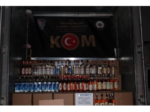 Sakarya’da Piyasa Değeri 620 Bin Tl Olan Kaçak İçki Ele Geçirildi