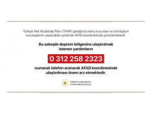 Cumhurbaşkanlığı, Deprem Yardımları Açıklaması Yaptı