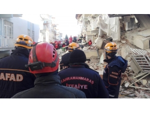 Kahramanmaraş İtfaiye Ve Afad Ekipleri Elazığ’da