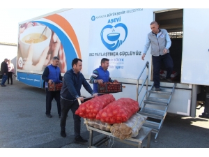 Antalya’dan Deprem Bölgesine Arama Kurtarma Ekibi Ve Yardım Tırı