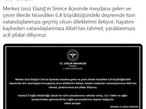 İstanbul İl Sağlık Müdürü Kemal Memişoğlu’ndan Deprem Açıklaması