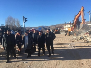 Başkan Beyoğlu Deprem Bölgesinde