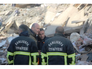 Bakanlar Soylu Ve Koca İle Binali Yıldırım, Deprem Bölgesinde İncelemelerde Bulundu