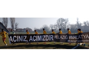Edirnespor’dan Elazığ’a Anlamlı Bağış