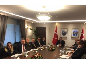 Btso Başkanı Ateş Cumhurbaşkanlığı’nda Toplantıya Katıldı