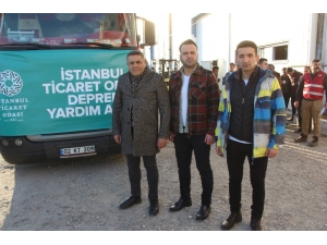 Oda Ve Borsalardan Gönderilen 40 Tır Yardım Malzemesi Deprem Bölgesinde