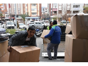 Edremit Belediyesi’nin Yardım Kampanyasına Büyük Destek