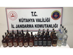 Kütahya’da 36 Litre Kaçak İçki Ele Geçirildi