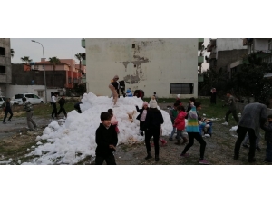 Büyükşehir Belediyesi, Çocuklara Kar Keyfi Yaşattı