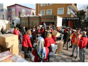 Darıca’da Toplanan Yardımlar Dualarla Elazığ’a Gönderildi