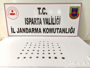 Isparta’da Roma Ve Bizans Dönemlerine Ait 51 Adet Sikke Ele Geçirildi