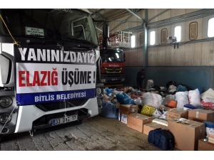 Bitlis’ten Elazığ’a Yardım Eli