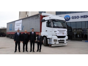 Gso’nun Yardım Tırı Yola Çıktı