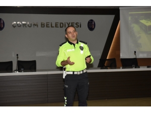 Çorum Belediyesi’nden Toplu Taşıma Sürücülerine Eğitim