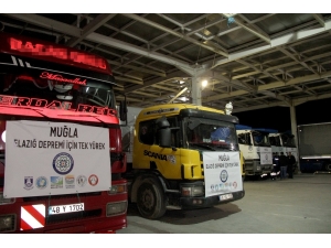 Muğla’dan Elazığ’a 9 Tır Yardım