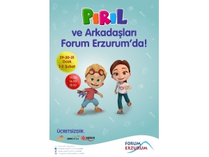 Pırıl İle Matematiğin Renkli Dünyası Forum Erzurum’da