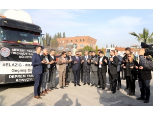 Mtosb’den Deprem Bölgesine 7 Tır Yardım Malzemesi Gönderildi