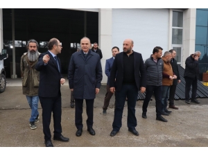 Başkan Özlü, Destek Hizmetlerini Gezdi