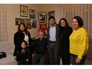 Başkan Özcan Şehit Ailelerini Unutmadı