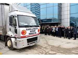 Kastamonu Belediyesinin Yardım Tırları Yola Çıktı