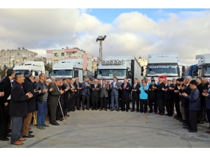 Müftülük Yardımları Dualar Eşliğinde Elazığ Ve İdlib’e Uğurlandı