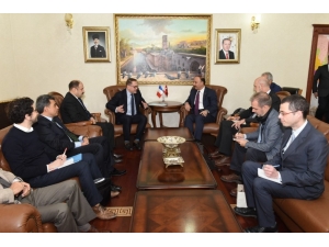 Fransa Kalkınma Ajansı’ndan Vali Erin’e Ziyaret