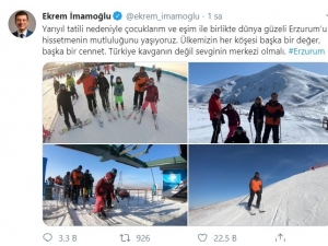 İmamaoğlu Palandöken’de