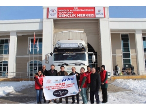 Van Gençlik Ve Spor İl Müdürlüğünden Elazığ’a Yardım