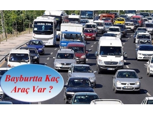 Bayburt’ta Trafiğe Kayıtlı Araç Sayısı 15 Bin 589 Oldu