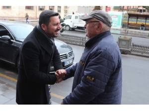 Belediye Başkanı Rasim Arı, Esnaf Ziyaretlerinde Bulundu