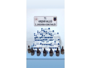 Jandarma’dan Kaçak Sigara Ve İçki Operasyonu