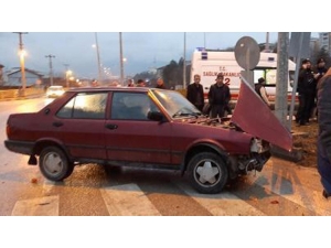 Karabük’te İki Otomobil Çarpıştı: 4 Yaralı