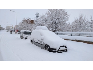 Karlıova’da Kar Esareti Başladı, Köy Yolları Kapandı