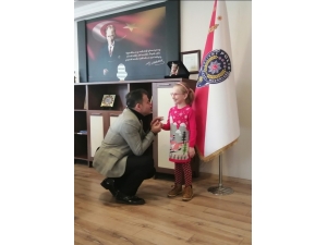 Minik Eslem, Emniyet Müdürü Şafak Özkan’a Verdiği Sözü Tuttu