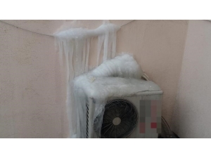 Hakkari’de Klima Buz Tuttu