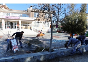 Menteşe Belediyesi’nden Şemsiana Ana Okulunda Bakım Ve Onarım Çalışması