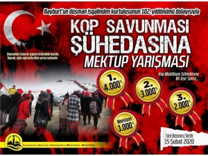 Kop Savunması Şehitlerine Mektup Yarışmasının Ödülleri Belli Oldu