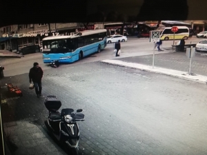 Kaza Ânı Kameraya Böyle Yansıdı