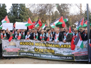 Şanlıurfa Kudüs İçin Tek Yürek Oldu