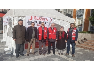 Devrek’te Elazığ İçin Yardım Çadırı Kuruldu