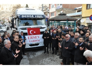 Karaman’dan Elazığ’a 9’ncu Yardım Tırı Da Yola Çıktı