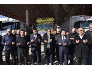 Burdur’dan İdlib’e 5 Tır Yardım Sevkiyatı