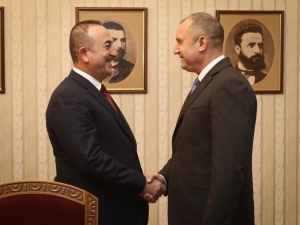 Çavuşoğlu, Bulgaristan Cumhurbaşkanı Radev İle Görüştü