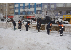 Hakkari Kar Küreme Timi İş Başında