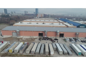 Bursa’dan İdlib Ve Elazığ’a 41 Tır Yardım Dualarla Yola Çıktı