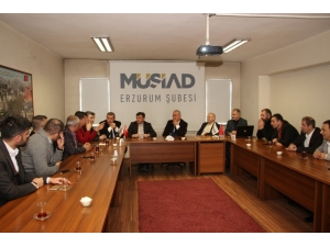 Müsiad Rektör Çomaklı Ve Üniversite Yönetimini Ağırladı