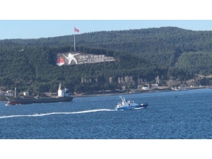 Bulgar Sahil Güvenlik Botu Çanakkale Boğazı’ndan Geçti
