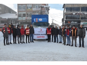 Türk Kızılayı Yüksekova Şubesi’nden Elazığ’a Yardım Gönderildi