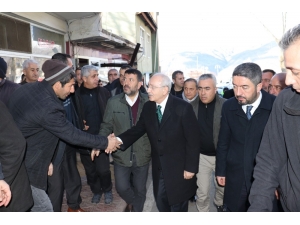 Chp Lideri Kemal Kılıçdaroğlu, Malatya’da Deprem Bölgesinde