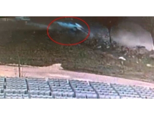 Suruç’ta Otomobilin Devrilme Anı Kamerada